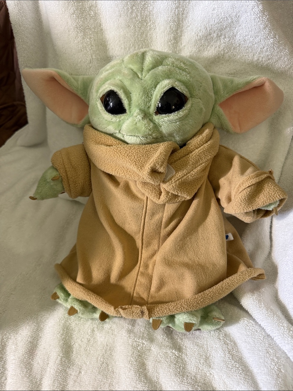 Star Wars Light Green and Tan Grogu Plush Toy